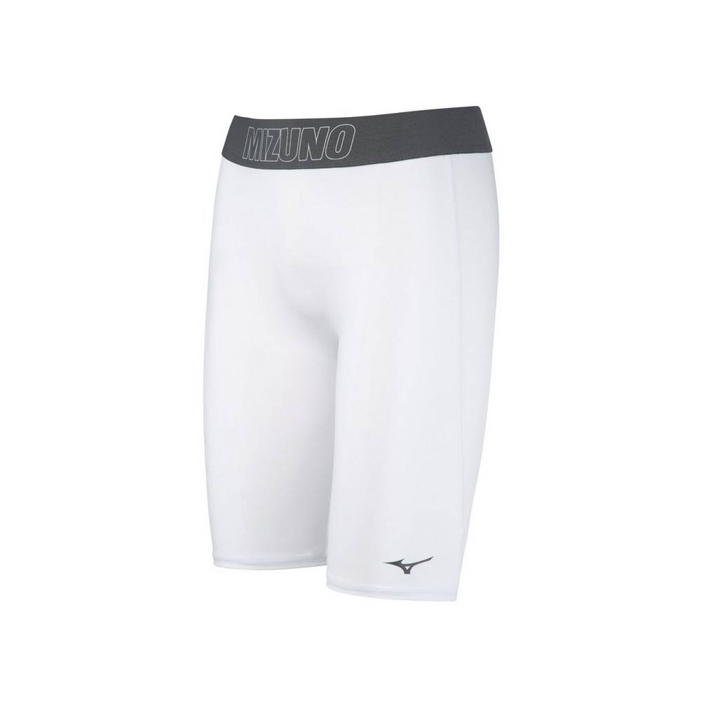 Damske Šortky Mizuno Compression Sliding Biele Vypredaj RDTK30126